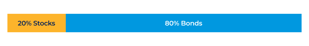 Conservative portfolio  bar graph