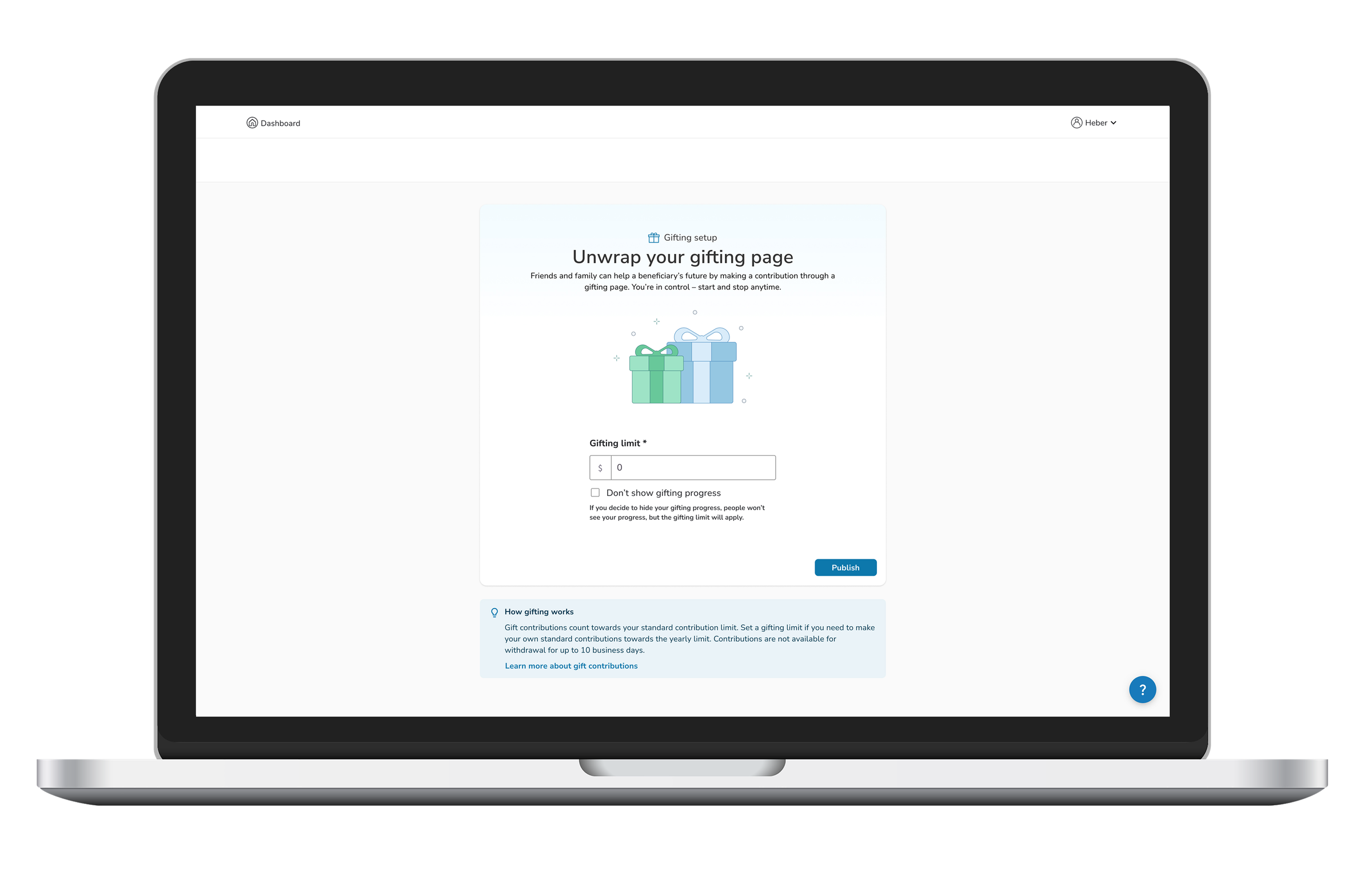 Calable Check Gifting - CalABLE