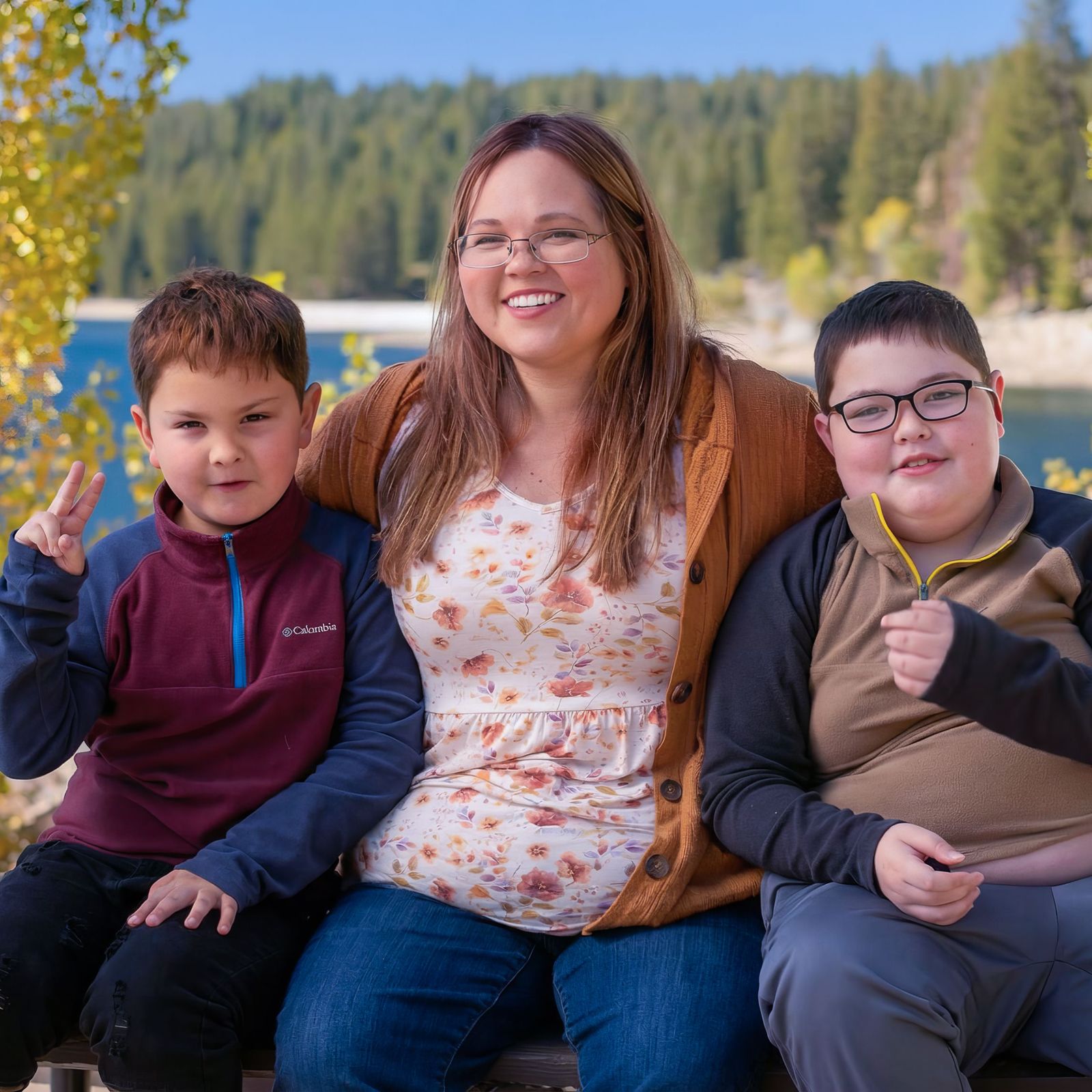 Photo of CalABLE Ambassador Brooke and her two sons