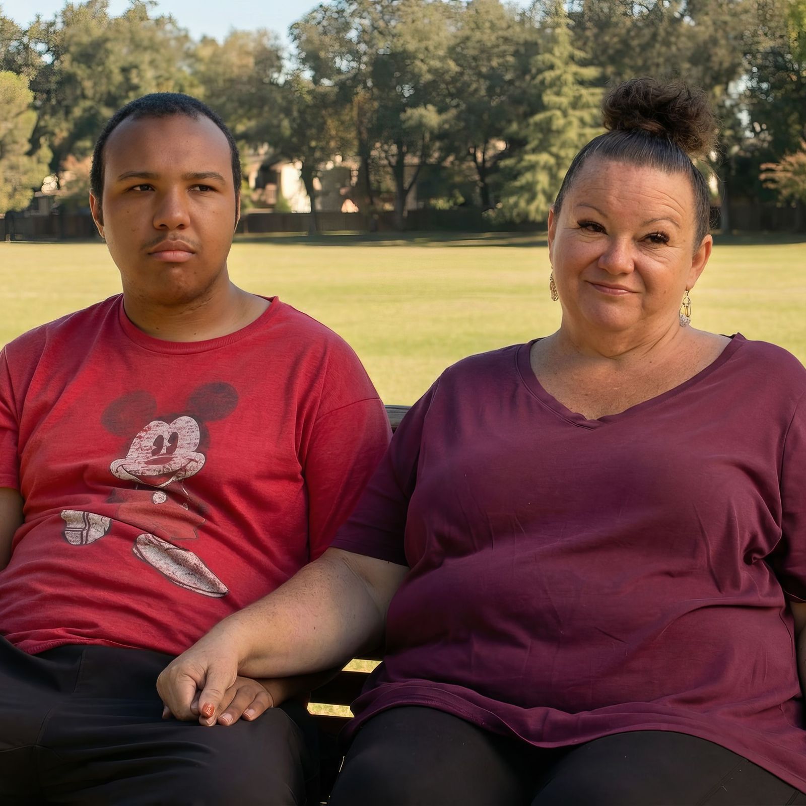 Photo of CalABLE Ambassador Cassandra and her son