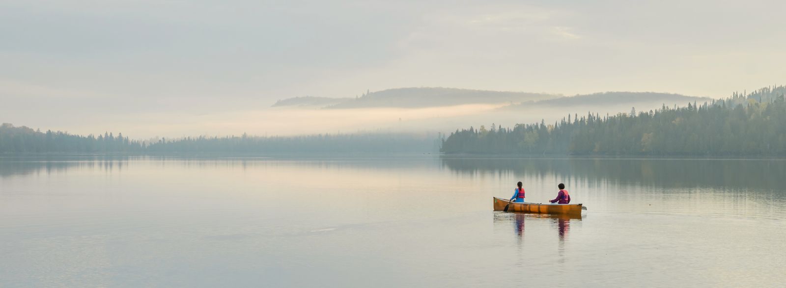 a boat on a lake