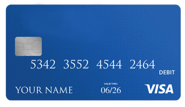 A render of the ABLE Prepaid Card, powered by True Link